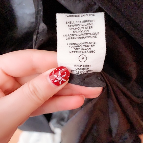 AVEC LES FILLES Wool Blend Twill Coat - Picture 6 of 7